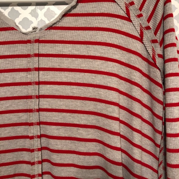 10$SALE$ Free People Striped Peplum Top RARE Color - Picture 7 of 7